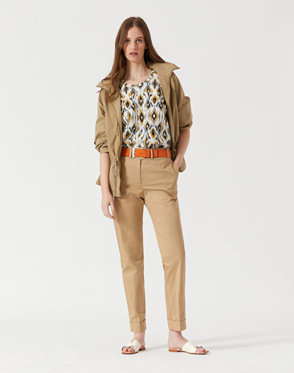 J. Crew, Pants & Jumpsuits, Jcrew Size 8 Womens Rufflewaist Linen Blend  Leopard Print Pants