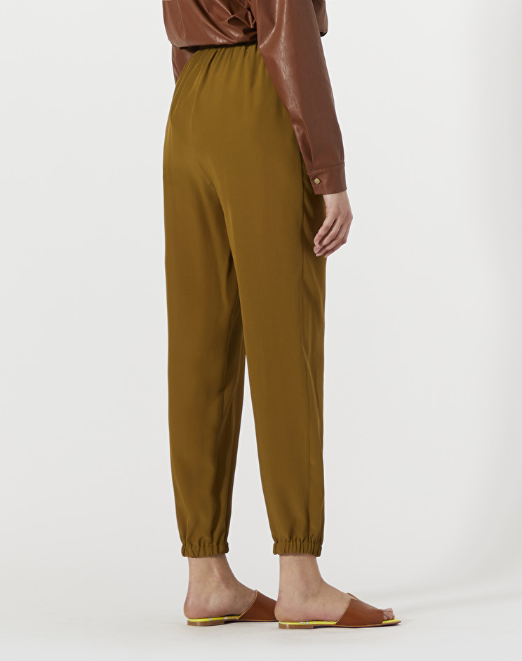 Satin jogging pants