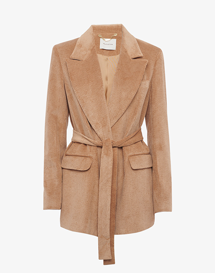 Grace belted blazer clearance