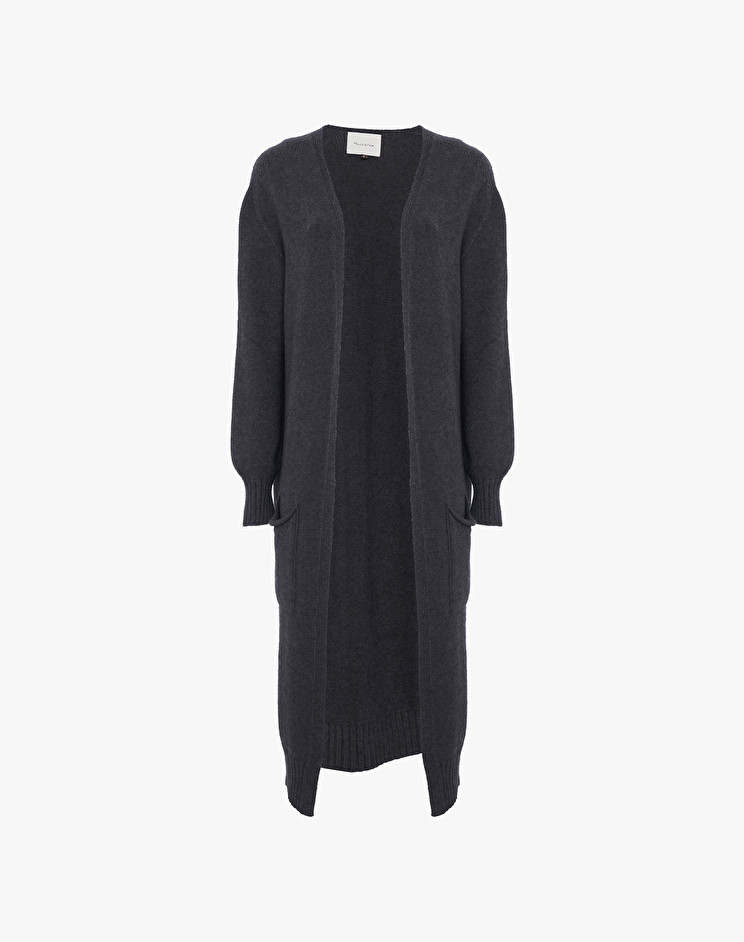 Charcoal maxi cardigan sale