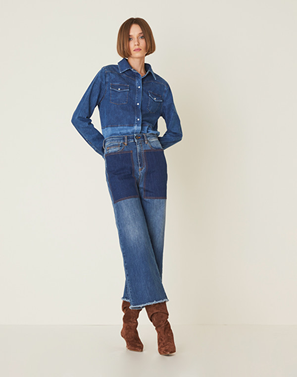 Femme Vêtements Jeans Jeans coupe droite Jeans Jean Manila Grace en coloris Bleu 